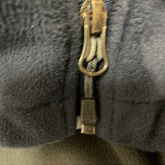 The North Face Windwall Fleece Jacket Water Resistant Blue L  Logo Embroidered - Picture 8 of 16